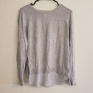 Mixed media sweater